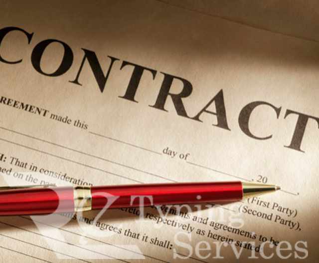 business documents typing
